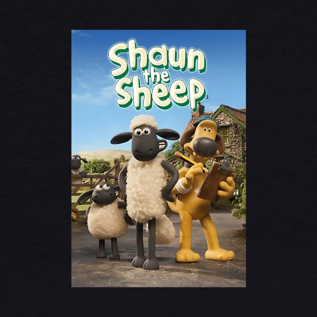 Vintage Sheep TV Series Cartoon The Shaun by WelchCocoa